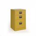 Bisley A4 home filer with 3 drawers - sunflower yellow BPFA3SY