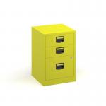 Bisley A4 home filer with 3 drawers - yellow BPFA3YE