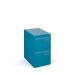 Bisley steel 2 drawer public sector contract filing cabinet 711mm high - blue BPSF2BL