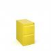 Bisley steel 2 drawer public sector contract filing cabinet 711mm high - yellow BPSF2YE