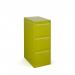 Bisley steel 3 drawer public sector contract filing cabinet 1016mm high - green BPSF3GN