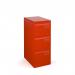 Bisley steel 3 drawer public sector contract filing cabinet 1016mm high - red BPSF3R