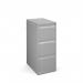 Bisley steel 3 drawer public sector contract filing cabinet 1016mm high - silver BPSF3S