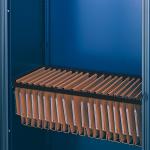 Lateral filing frame for Bisley systems storage cupboards and tambours - black BUR