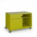 Bisley steel caddy left hand storage unit 800mm - green CAD800LH-GN