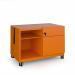 Bisley steel caddy right hand storage unit 800mm - orange CAD800RH-OR