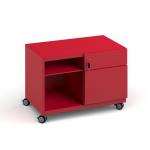 Bisley steel caddy right hand storage unit 800mm - red CAD800RH-R