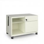 Bisley steel caddy right hand storage unit 800mm - white CAD800RH-WH