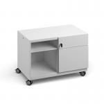 Bisley steel caddy right hand storage unit 800mm - white CAD800RH-WH
