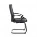 Cavalier executive visitors chair - black leather faced CAV100C1