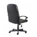 Cavalier managers chair - black leather faced CAV300T1