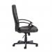 Cavalier managers chair - black leather faced CAV300T1