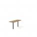 Chatbox floor fixed table for Quattro models - Kendal Oak top CBX-TAB2-KO