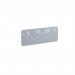 Chevron Acoustic Desktop Screen 1000w - Light Grey CDS1000-LG