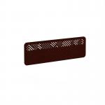 Chevron Acoustic Desktop Screen 1200w - Maroon CDS1200-MA