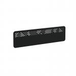 Chevron Acoustic Desktop Screen 1400w - Black CDS1400-BK