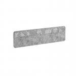 Chevron Acoustic Desktop Screen 1400w - Dark Silver Grey CDS1400-DG