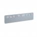 Chevron Acoustic Desktop Screen 1600w - Light Grey CDS1600-LG