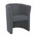 Celestra single seat tub chair 700mm wide - present grey