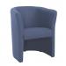 Celestra single seat tub chair 700mm wide - range blue