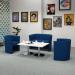 Celestra two seater sofa 1300mm wide - maturity blue CEL50002-MB