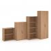 Contract bookcase 2030mm high with 4 shelves - beech CFHBC-B