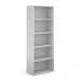 Contract bookcase 2030mm high with 4 shelves - white CFHBC-WH