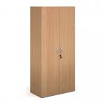 Contract double door cupboard 1630mm high with 3 shelves - beech CFTCU-B