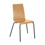 Fundamental dining chair in beech with black frame CH2012-B-K