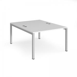 Connex starter units back to back 1200mm x 1600mm - silver frame,