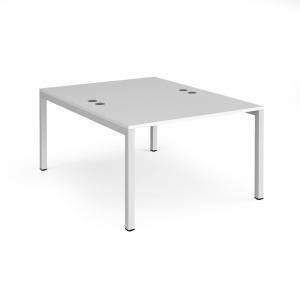 Connex starter units back to back 1200mm x 1600mm - white frame, white