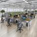 Connex back to back desks 1200mm x 1600mm - silver frame, oak top CO1216-S-O