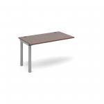 Connex add on unit single 1200mm x 800mm - silver frame and walnut top