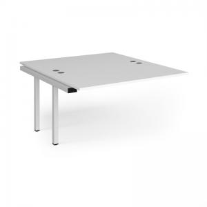 Connex add on units back to back 1400mm x 1600mm - white frame, white