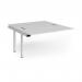 Connex add on units back to back 1400mm x 1600mm - white frame, white top CO1416-AB-WH-WH