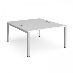 Connex starter units back to back 1400mm x 1600mm - silver frame,