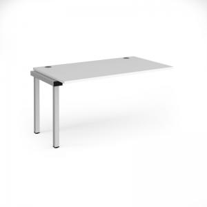 Connex add on unit single 1400mm x 800mm - silver frame, white top