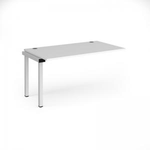 Connex add on unit single 1400mm x 800mm - white frame, white top