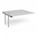 Connex add on units back to back 1600mm x 1600mm - silver frame, white top CO1616-AB-S-WH