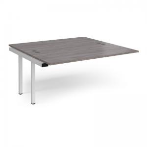Connex add on units back to back 1600mm x 1600mm - white frame, grey