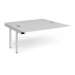 Connex add on units back to back 1600mm x 1600mm - white frame, white top CO1616-AB-WH-WH