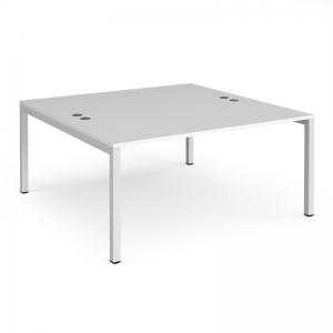 Connex starter units back to back 1600mm x 1600mm - white frame, white