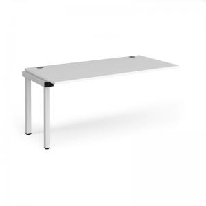 Connex add on unit single 1600mm x 800mm - white frame, white top
