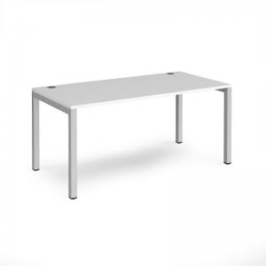 Connex starter unit single 1600mm x 800mm - silver frame, white top