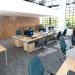 Connex double back to back desks 2400mm x 1600mm - silver frame, oak top CO2416-S-O
