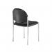 Coda multi purpose chair, no arms, black fabric COD100H-BLK