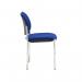 Coda multi purpose chair, no arms, blue fabric COD100H-BLU