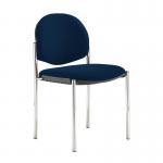 Coda multi purpose stackable conference chair with no arms - Costa Blue COD100H-YS026