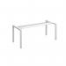 Connex single cable tray 1600mm - white COU16SCT-WH