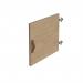 Storage unit insert - cupboard with leather strap handle - oak CSI-C-KO